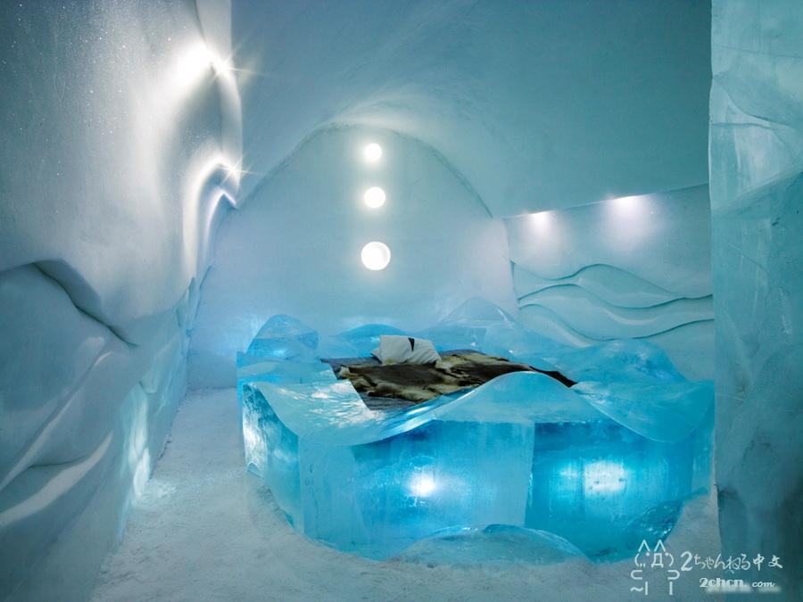 瑞典Jukkasjärvi的冰旅馆，你敢去睡吗