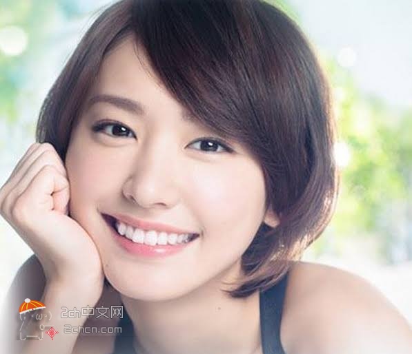 2ch：试着把新垣结衣的泪袋去掉了