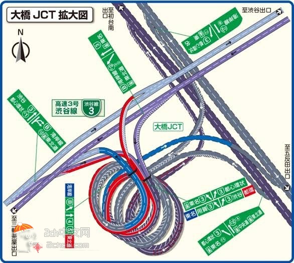 2ch：乡下人看到东京的高速公路要疯了