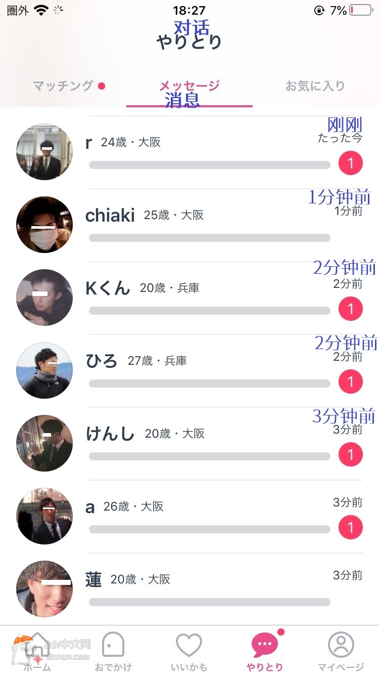 2ch：在配对APP中以女性身份注册的结果