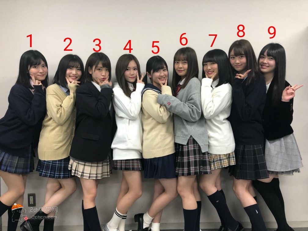 2ch：这9个JK里，你选哪个妹子？