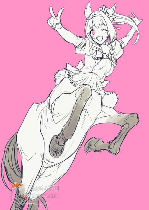 2ch：赛马娘半人马体型化后还挺妩媚的