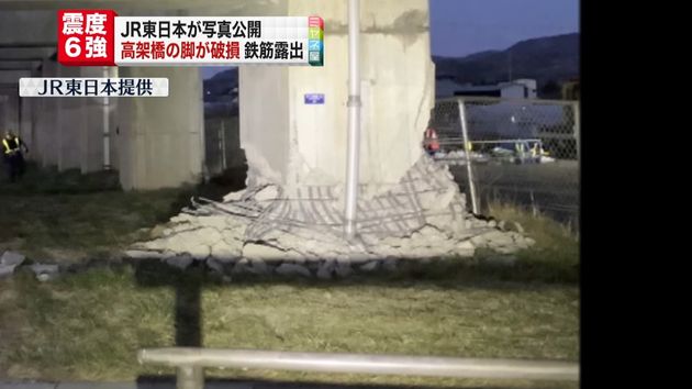 2ch：【悲报】日本新干线的高架桥被地震弄坏