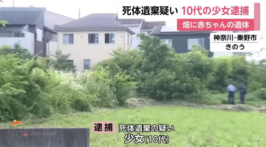 2ch：【悲报】日本十几岁少女将婴儿埋在田里被捕