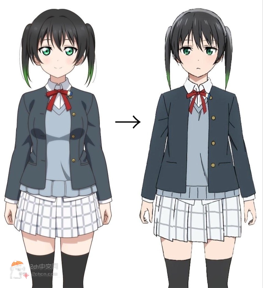 2ch：对比了10年前的萌画和现在的萌画的区别