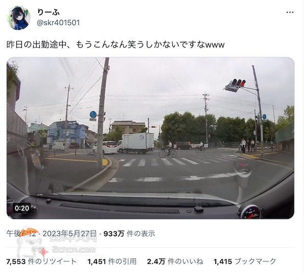 2ch：日本出现了完全无法无天的路口