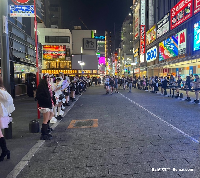 2ch：夜晚的日本新宿真糟糕