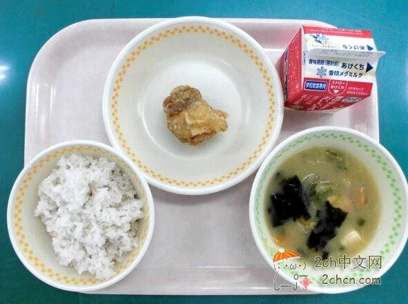 2ch：现在的日本小学生午饭太寒酸了