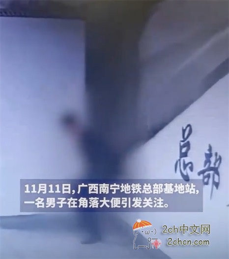 中国男子在地铁站大便，事发地点成网友拍照打卡点，日本人表示实在难以理解