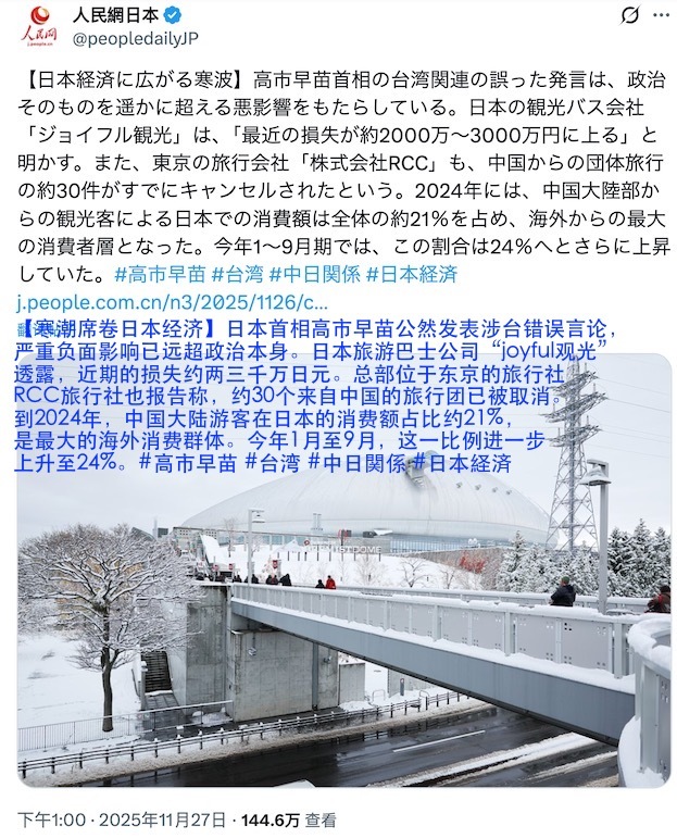 2ch：中国游客不去日本导致日本企业遭受严重打击，“ 近期损失约3000万日元”