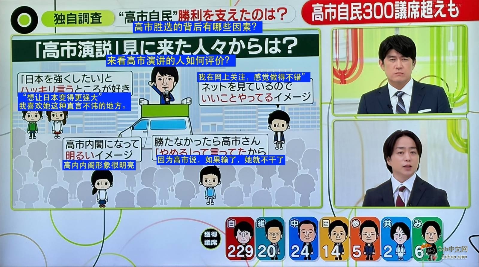 2ch：这就是日本普通人支持高市的原因