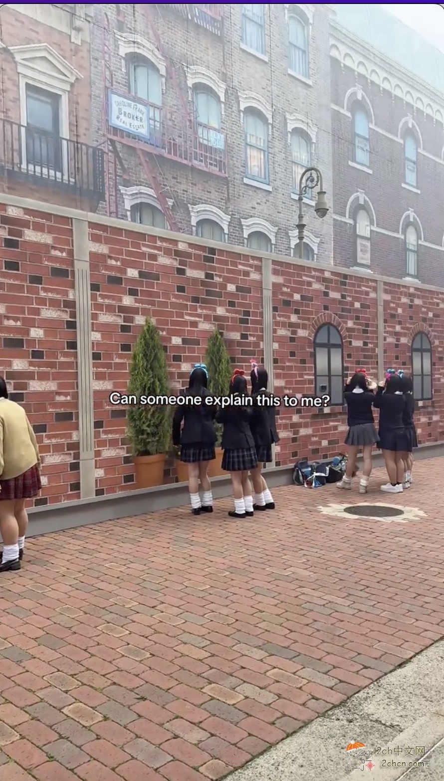 大阪环球影城已经变成了日本JK的摄影棚